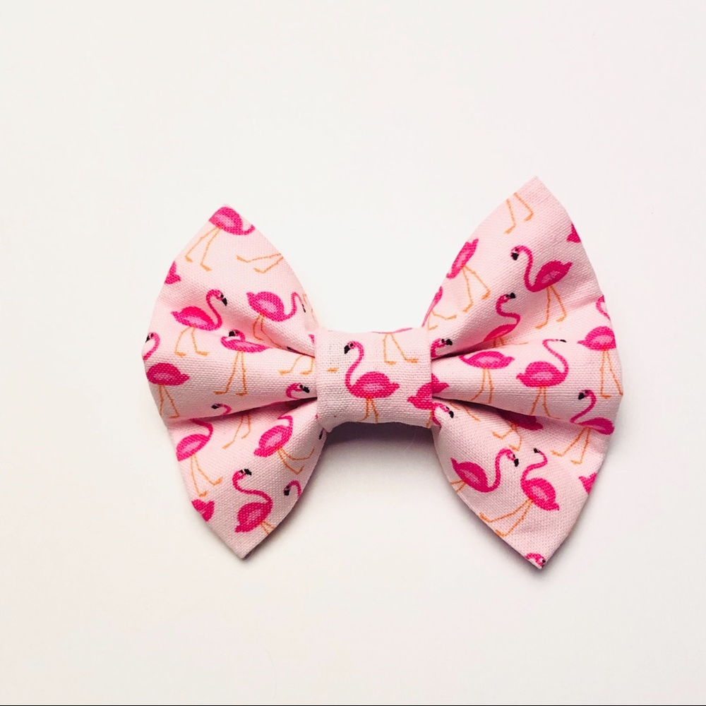 Flamingo Dog Cat Pet Bow Tie